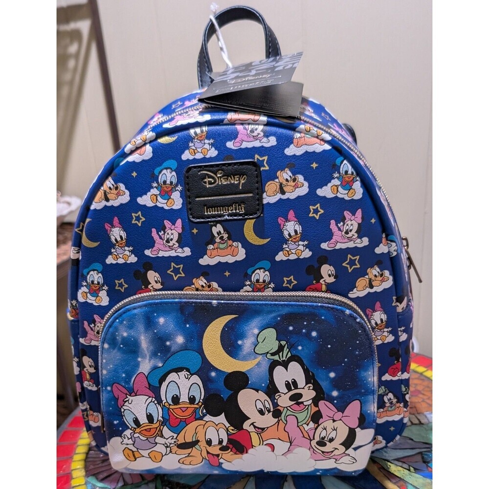 NWT Disney Loungefly Mickey Baby Clouds Mini Backpack Hot Topic Exclusive